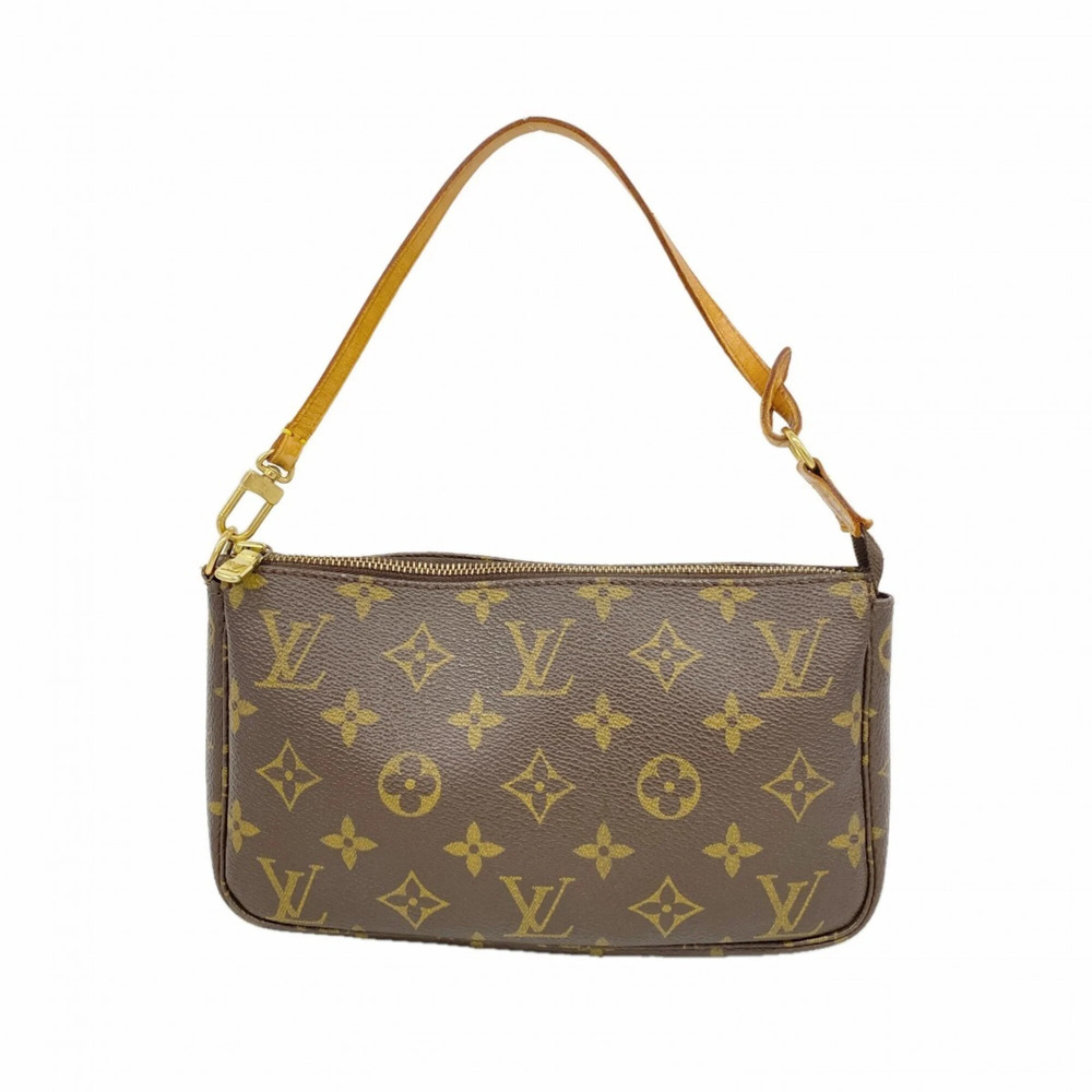 LOUIS VUITTON Brown Monogram Pochette Pouch - Picture 1 of 9